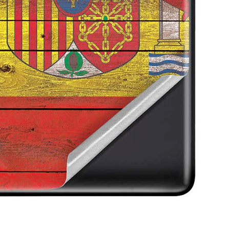 Spain Flag Dark Wood Google Pixel 6 Skin